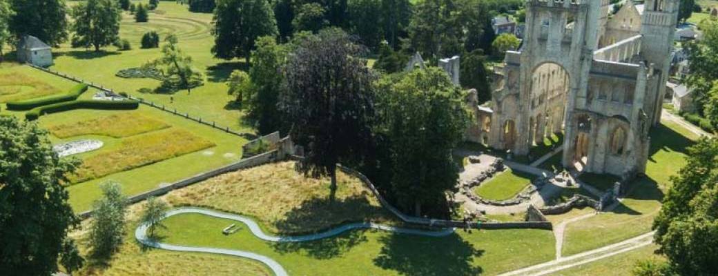 Découverte du patrimoine paysager de l'Abbaye de Jumièges