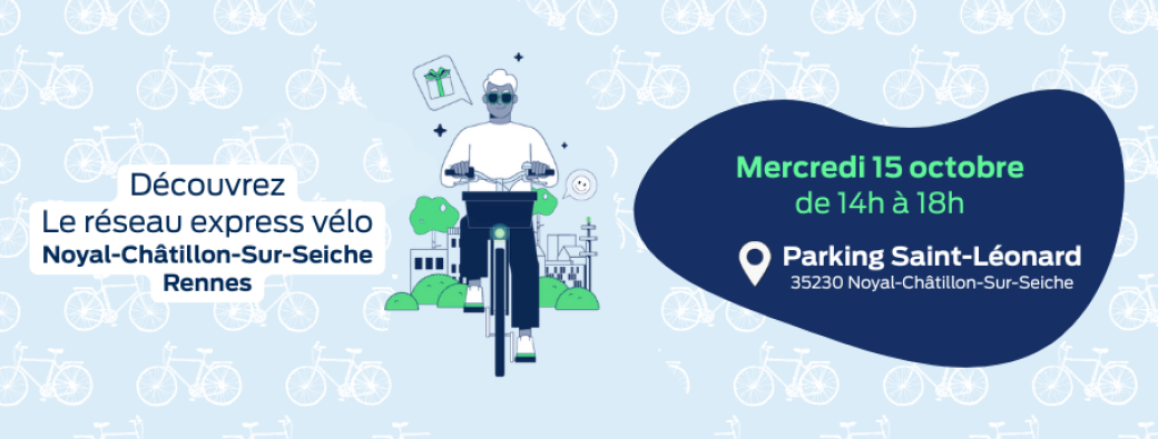 Découverte du Réseau Express Vélo Noyal-Châtillon-Sur-Seiche - Rennes