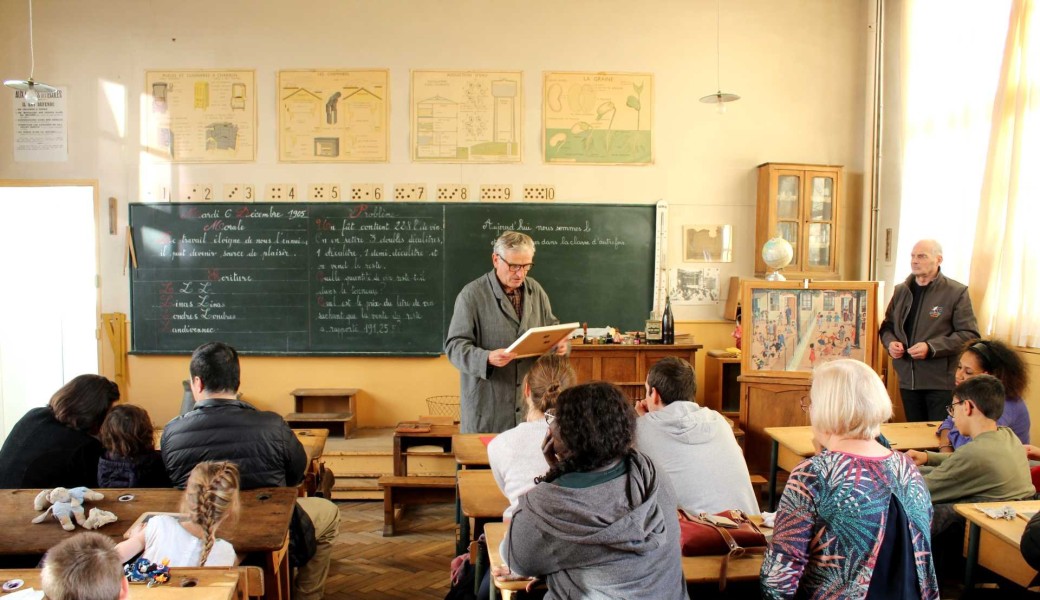 Découverte d'une classe d'autrefois