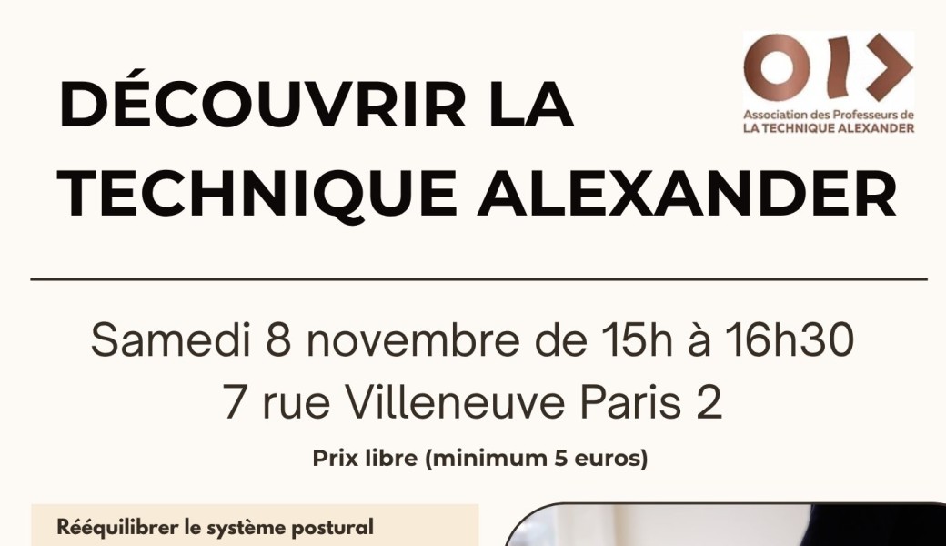 Découvrir la Technique Alexander