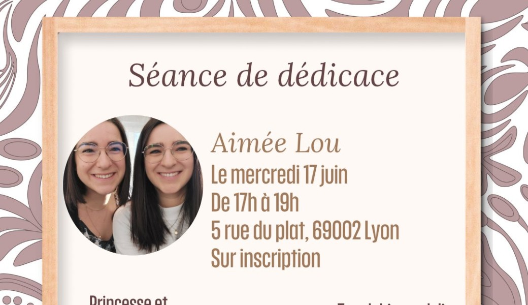 Dédicace Aimée Lou