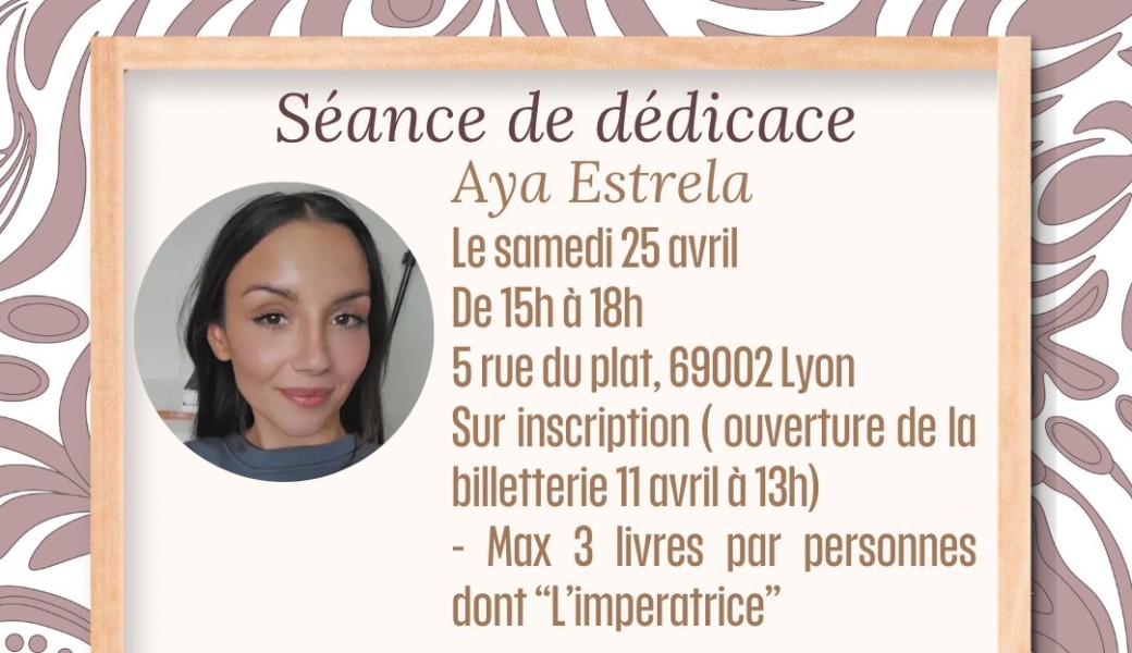 Dédicace Aya Estrela