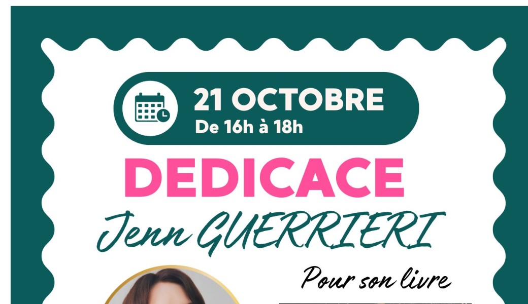 Dédicace - Jenn Guerrieri - 21 octobre 2026