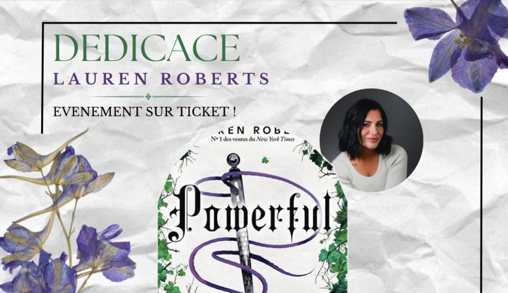 DEDICACE LAUREN ROBERTS