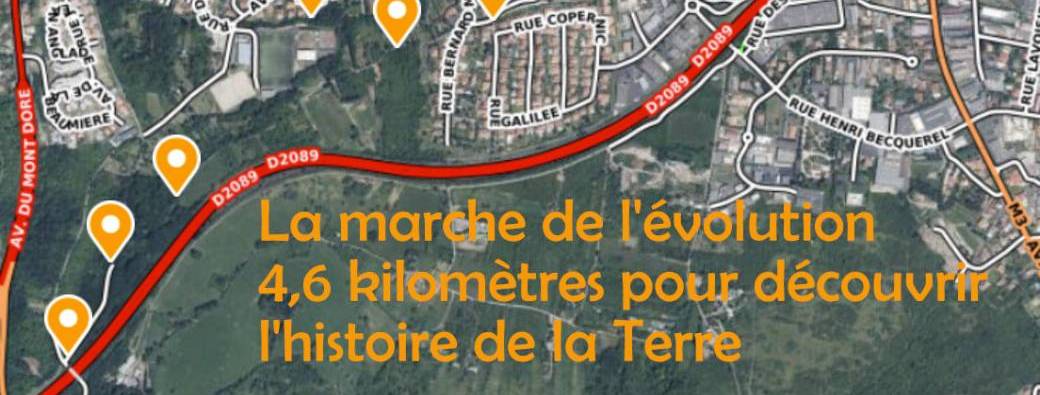 La marche de l'évolution ou Deep Time Walk