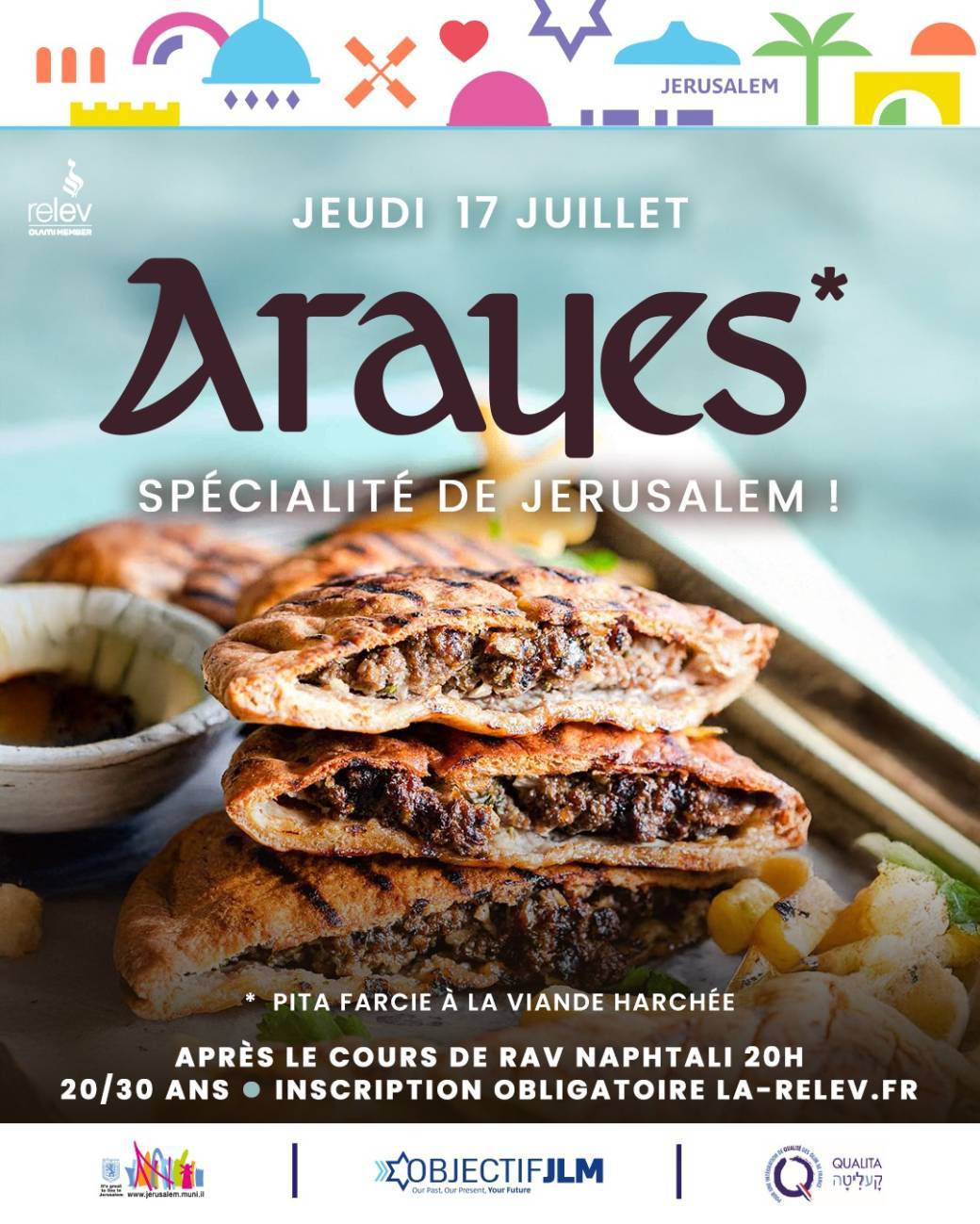 Dégustation Arayes - spécialité Jérusalem