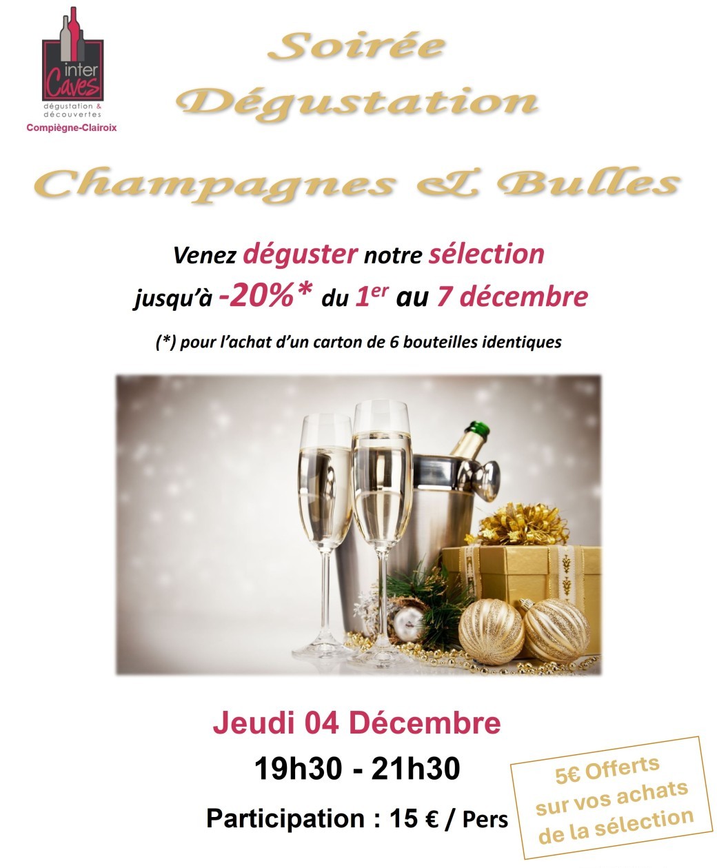 DEGUSTATION CHAMPAGNES & BULLES