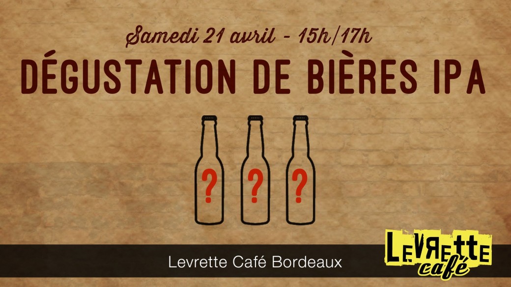 Dégustation de bières IPA