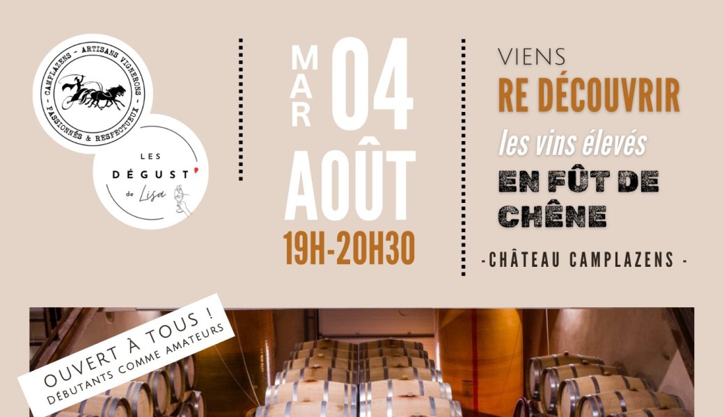 Dégustation événement PLONGEON DANS LA BARRIQUE