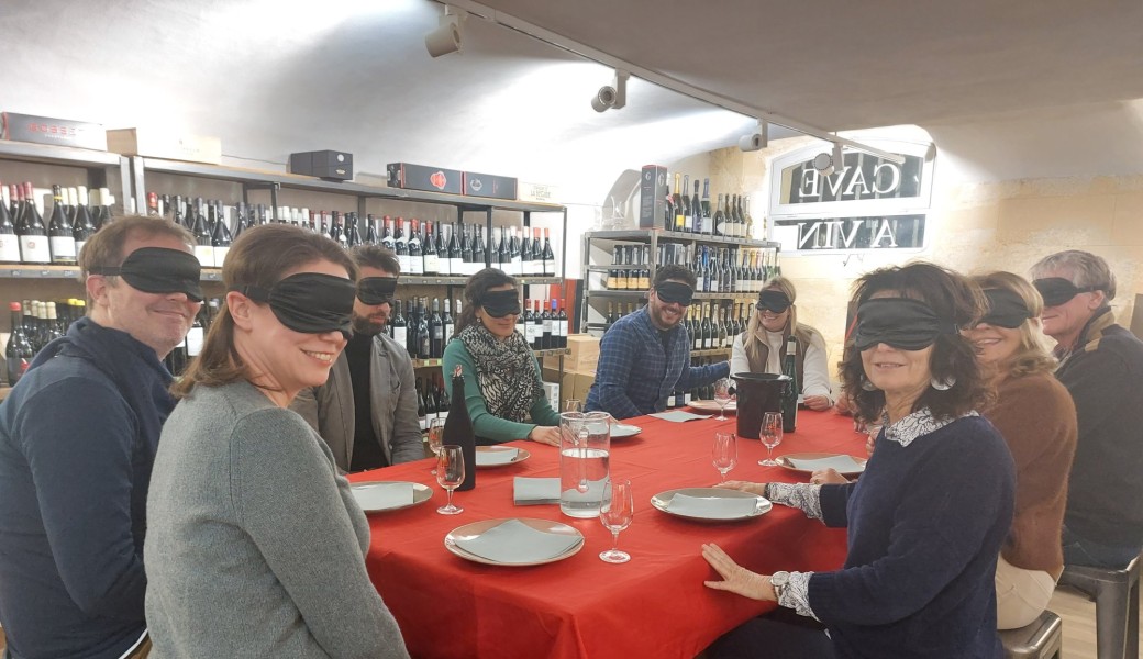 Dégustation mets et vins dans le noir !