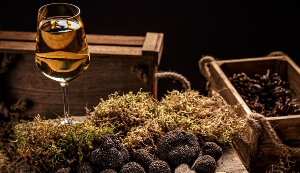 Accord parfait truffe et vin