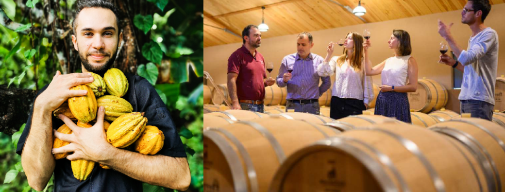 Atelier dégustation Vin & Chocolat au Chateau Eyran