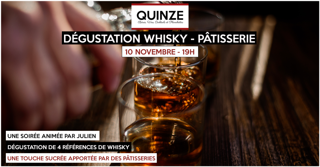 Dégustation Whisky - Pâtisserie