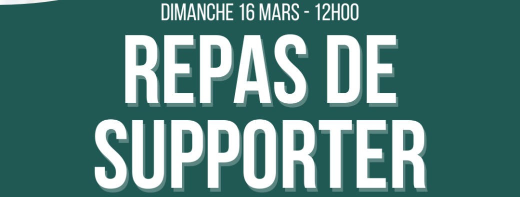 Déjeuner de supporters 16/03