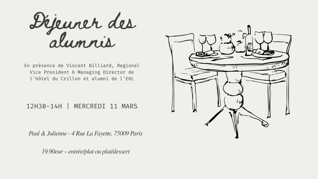 Déjeuner des alumnis