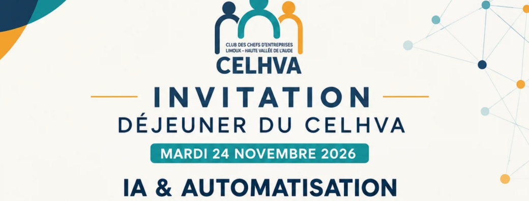 Déjeuner du CELHVA – Mardi 24 novembre | IA & automatisation