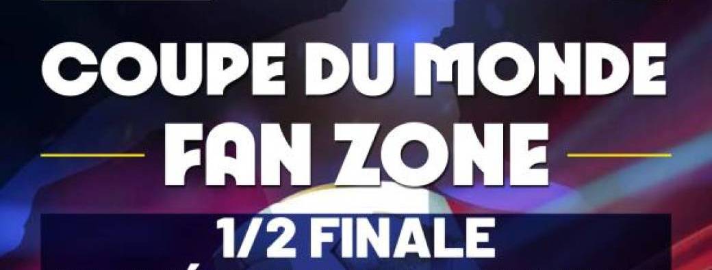 Demi-finale de la coupe du monde dans la Fanzone du Kindarena