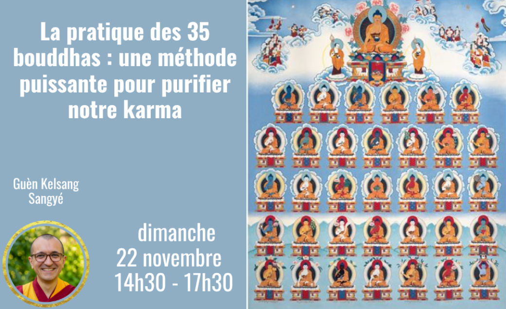 Demi-journée en présentiel - La pratique des 35 bouddhas