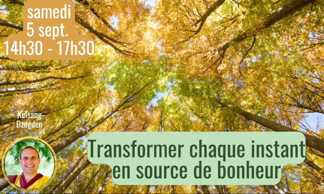 Demi-journée en présentiel - Transformer chaque instant en source de bonheur