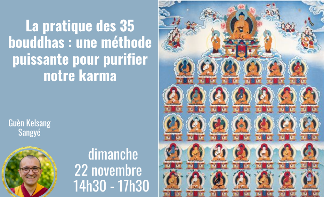 Demi-journée en streaming - La pratique des 35 bouddhas