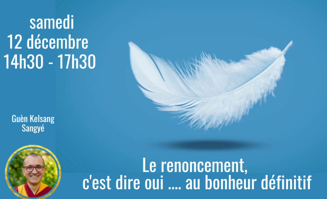 Demi-journée en streaming - Le renoncement c'est dire oui ... au bonheur définitif