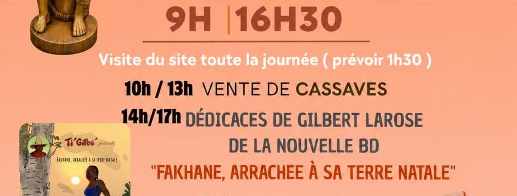 22 MAI 2026: Entrées à DEMI TARIF pour la Fete de l'abolition de l'esclavage 