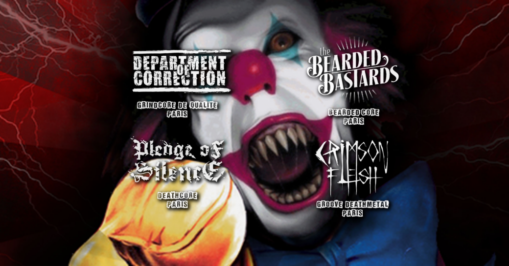 Department of Correction + The Bearded Bastards + POS + Crimson Flesh