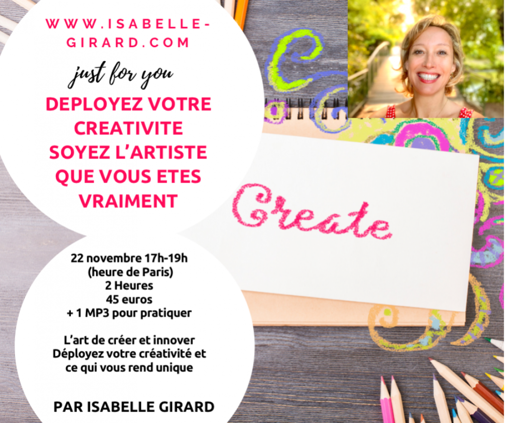 Déployez votre créativité & ce qui vous rend unique, et osez créer toujours plus 