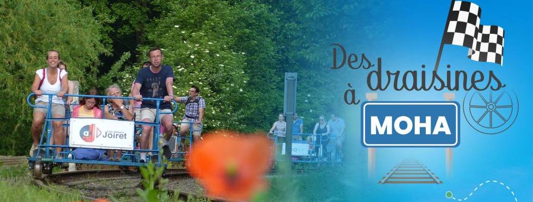 Des draisines à Moha (été)