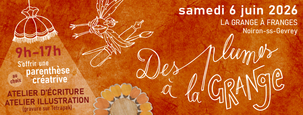 Des plumes à la grange - Écriture et illustration