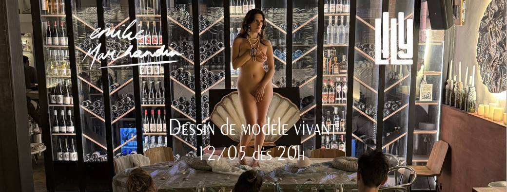 Dessin de modèle vivant chez Lily