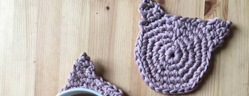Dessous de tasse petit chat