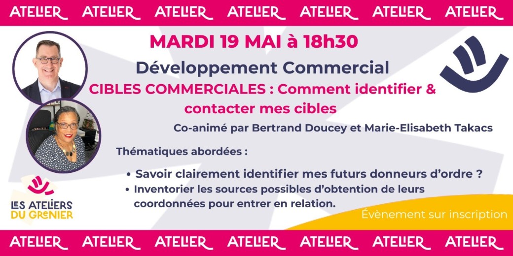 Développement commercial - Comment identifier et contacter mes cibles