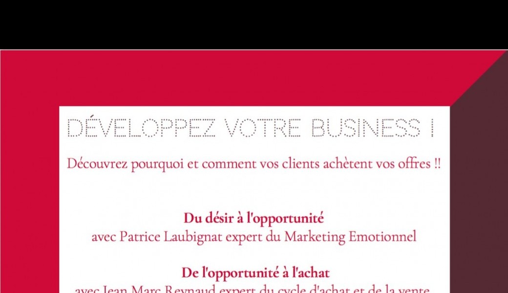 Développez votre business !