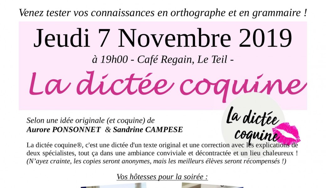 DICTEE COQUINE
