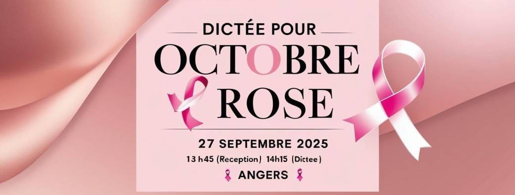 Dictée pour Octobre Rose 2025