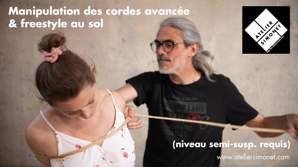 DIM 25/01 : Cours shibari : Manipulation avancée & freestyle au sol