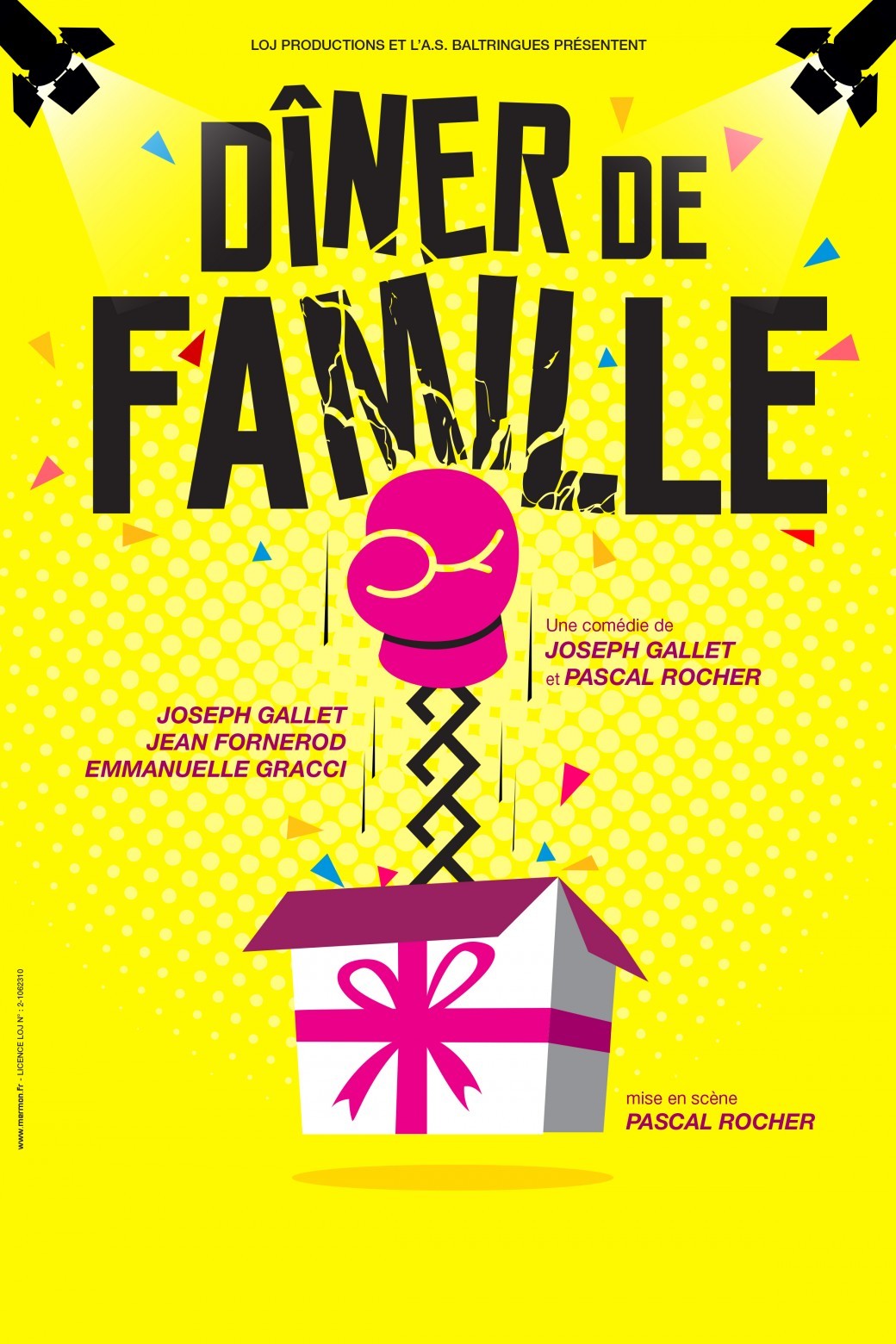 "Dîner de famille" une comédie de Joseph Gallet et Pascal Rocher