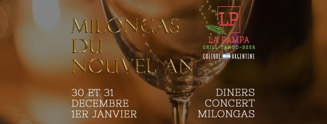 Dîner de réveillon du Nouvel An à LA PAMPA