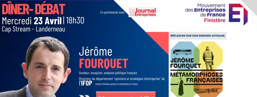 Dîner-débat avec Jérôme Fourquet