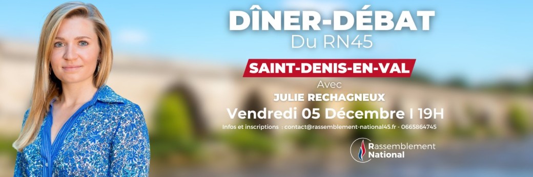 Dîner Débat avec Julie Rechagneux