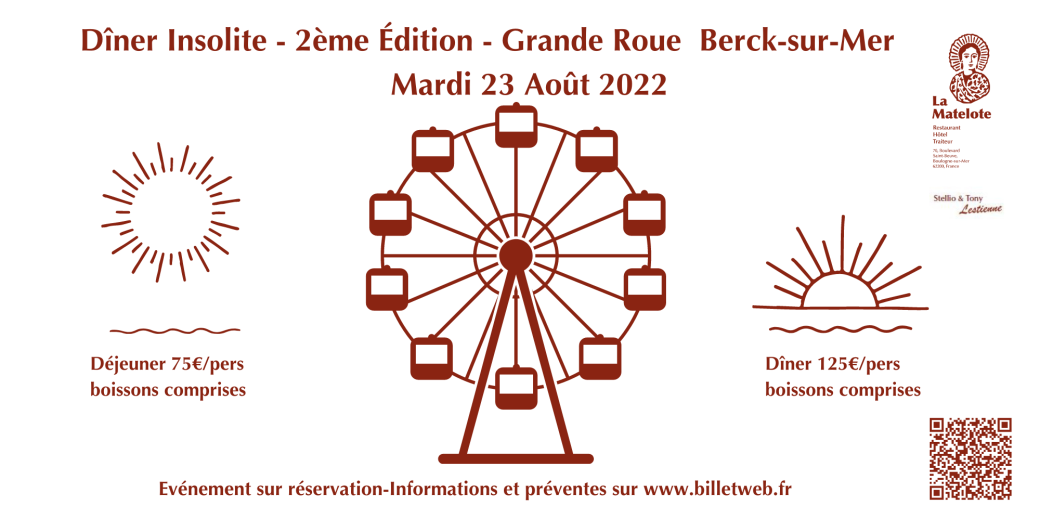 Dîner Insolite 2ème Edition | Grande Roue | Berck-sur-Mer