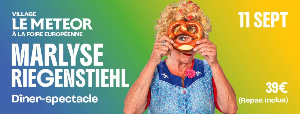Dîner-Spectacle avec Marlyse Riegenstiehl | ven. 11 sept. 