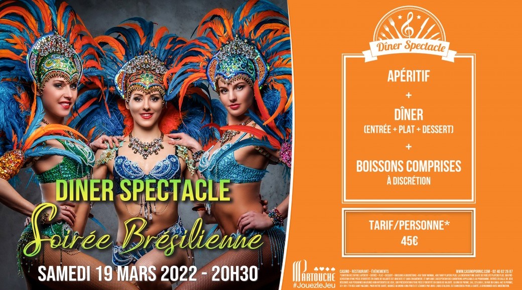 Diner spectacle - Soirée Brésilienne