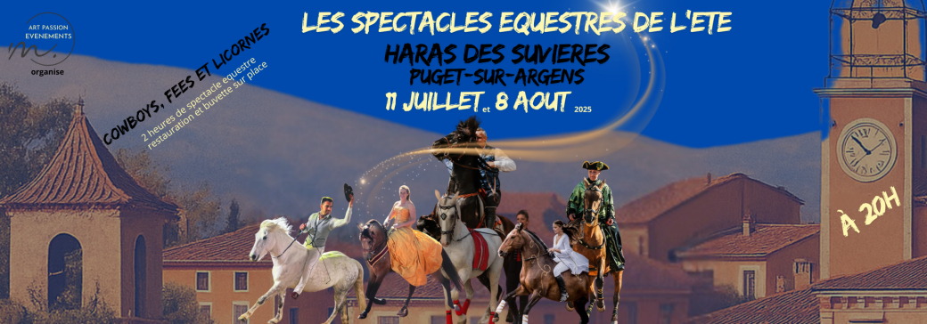 DINERS SPECTACLES EQUESTRES HARAS DES SUVIERES