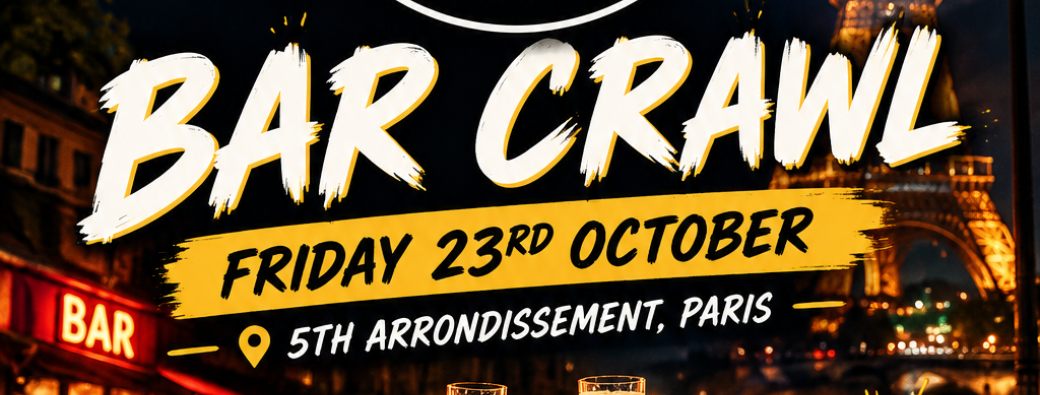 DIR Bar crawl 23/10/2026