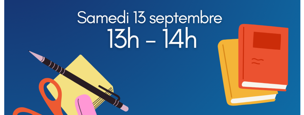 Distribution de fournitures scolaires du samedi 13 septembre 2025