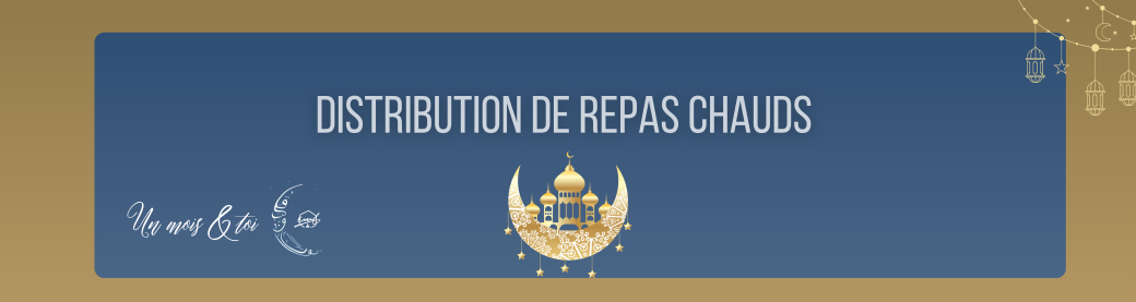Distribution de repas chauds 