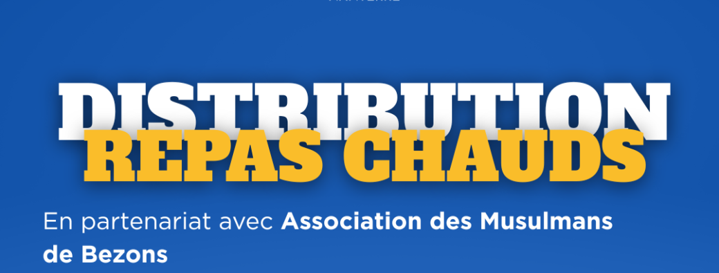 Distribution repas chauds (23/05)