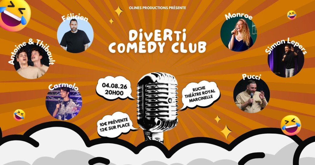 Diverti Comedy Club - LE plateau à ne pas manquer